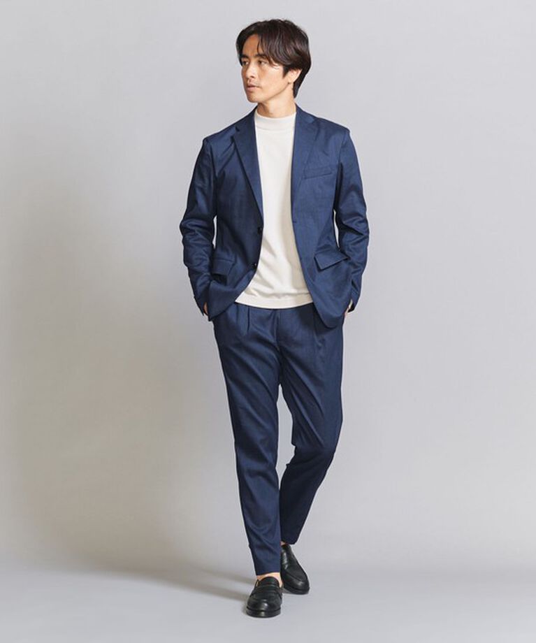 BEAUTY&YOUTH UNITED ARROWS「東レ/TORAY ドライ ポリエステル 1プリーツ イージーパンツ - セットアップ対応 ヨコストレッチ ウォッシャ」|チノ|