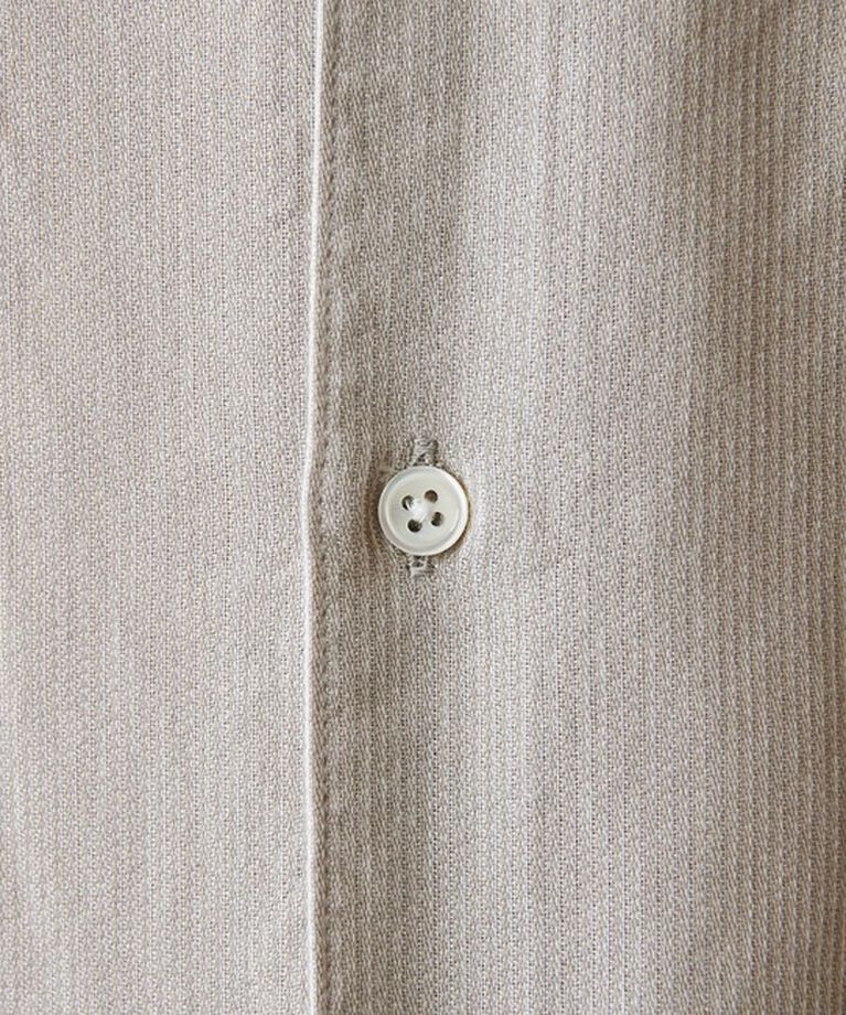 STEVEN ALAN「＜Steven Alan＞ ドレープ コードレーン レギュラーカラー シャツ  LOOSE」|シャツ・ブラウス|