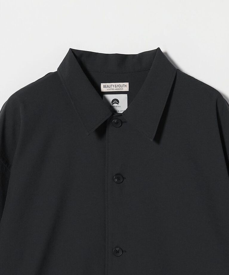 BEAUTY&YOUTH UNITED ARROWS「KOMATSU PACK オーバー フォルム キャンプカラー シャツ -セットアップ対応 撥水機能-」|シャツ・ブラウス|
