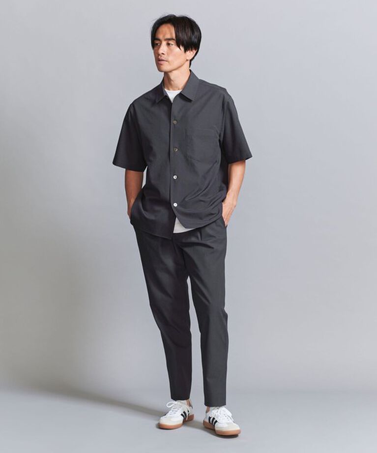 BEAUTY&YOUTH UNITED ARROWS「KOMATSU PACK キャンプカラー ショートスリーブ シャツ -セットアップ対応 撥水機能-」|シャツ・ブラウス|