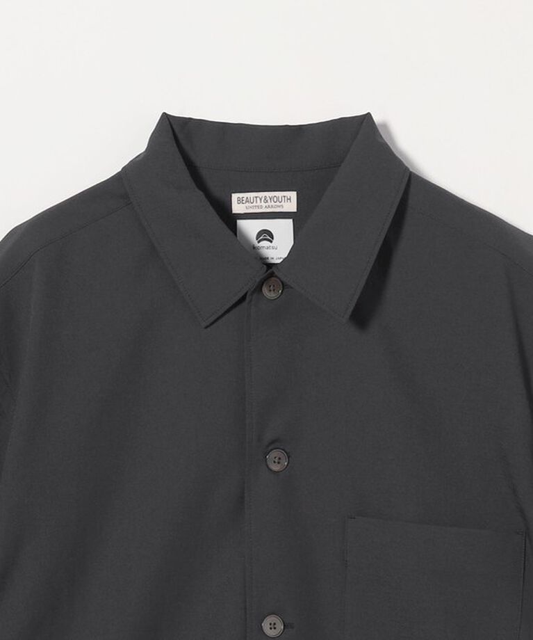 BEAUTY&YOUTH UNITED ARROWS「KOMATSU PACK キャンプカラー ショートスリーブ シャツ -セットアップ対応 撥水機能-」|シャツ・ブラウス|