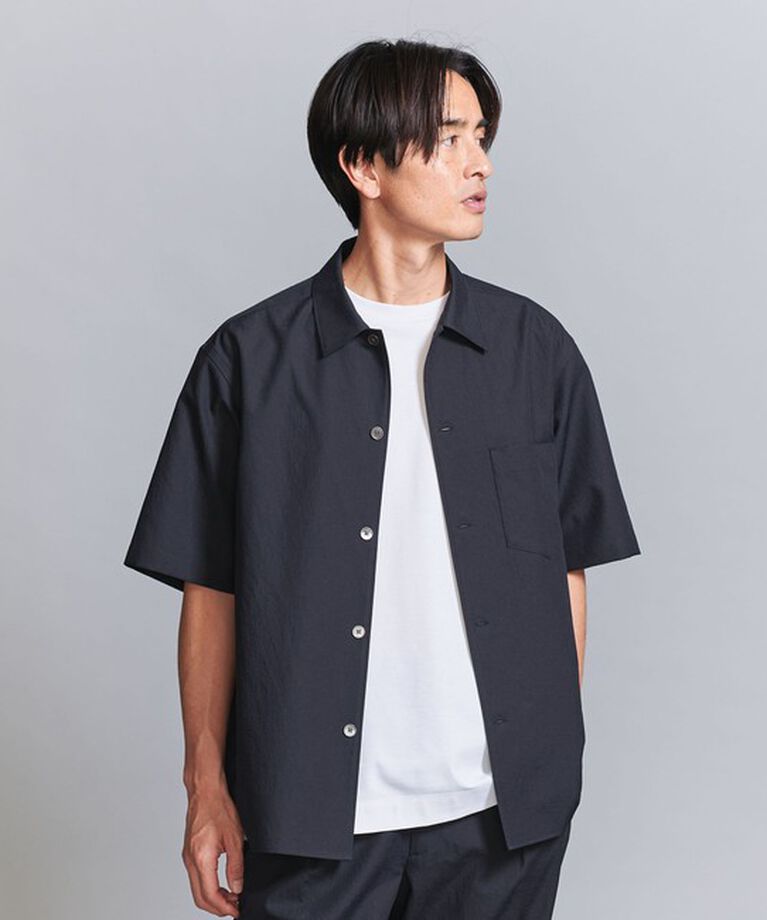 BEAUTY&YOUTH UNITED ARROWS「KOMATSU PACK キャンプカラー ショートスリーブ シャツ -セットアップ対応 撥水機能-」|シャツ・ブラウス|