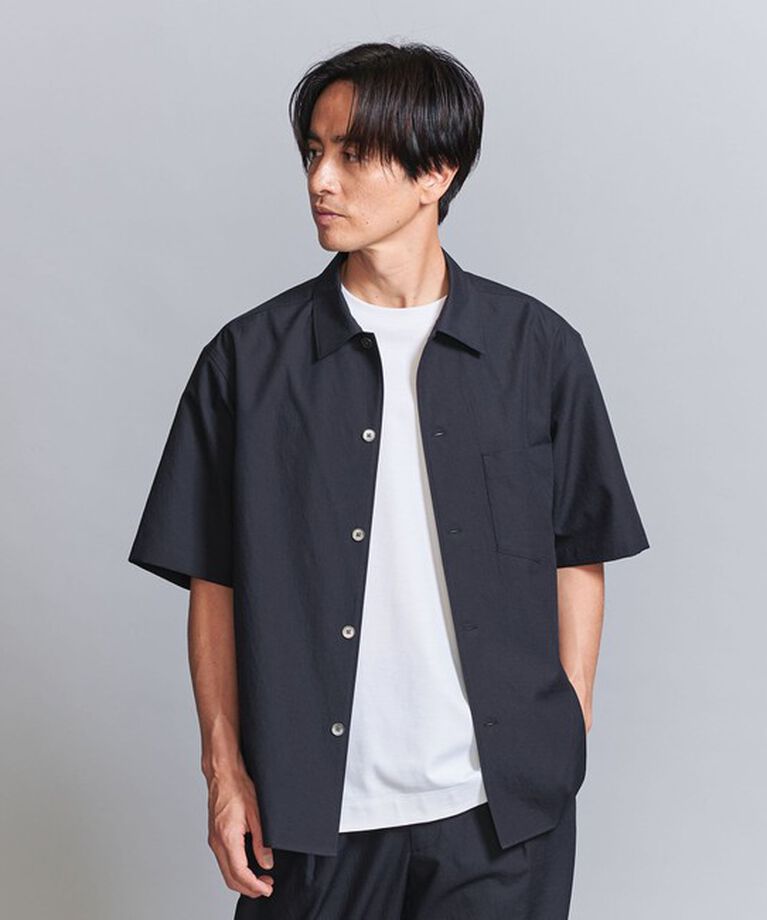 BEAUTY&YOUTH UNITED ARROWS「KOMATSU PACK キャンプカラー ショートスリーブ シャツ -セットアップ対応 撥水機能-」|シャツ・ブラウス|