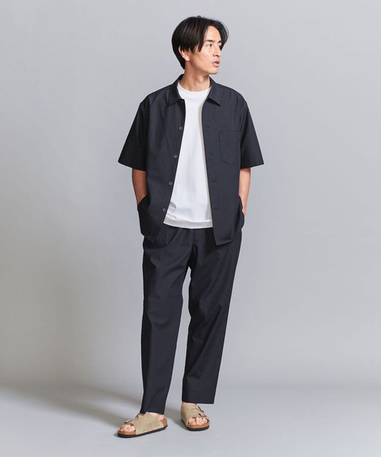 BEAUTY&YOUTH UNITED ARROWS「KOMATSU PACK キャンプカラー ショートスリーブ シャツ -セットアップ対応 撥水機能-」|シャツ・ブラウス|