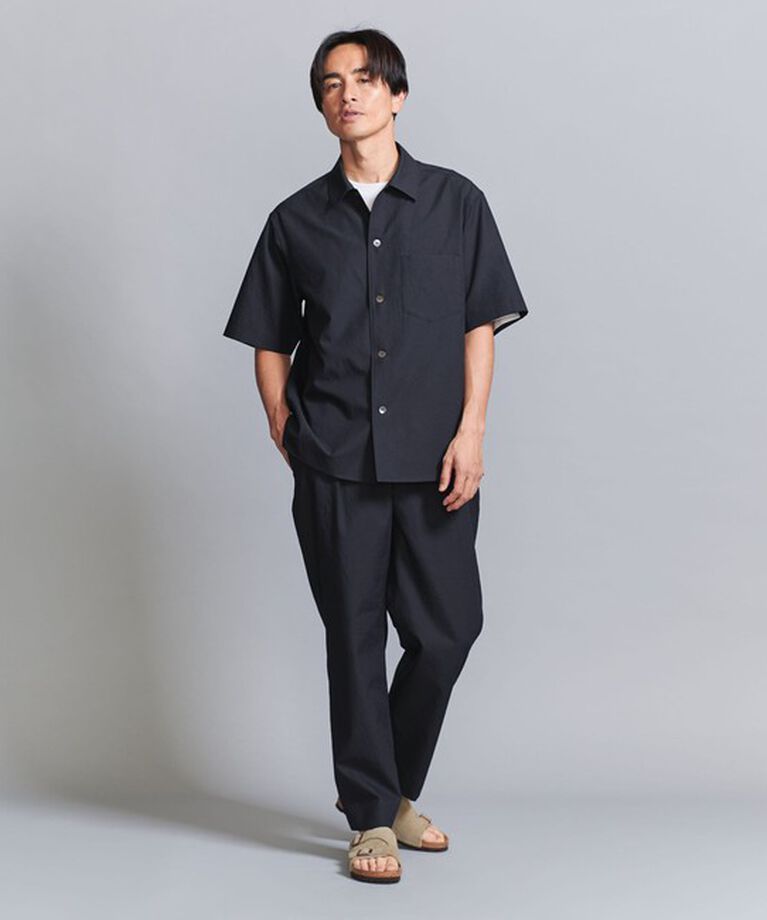BEAUTY&YOUTH UNITED ARROWS「KOMATSU PACK キャンプカラー ショートスリーブ シャツ -セットアップ対応 撥水機能-」|シャツ・ブラウス|