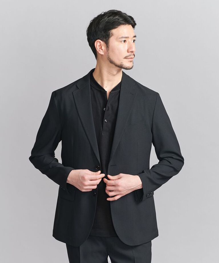 BEAUTY&YOUTH UNITED ARROWS「【WEB限定 WARDROBE SMART】クリア  ガスコットン ヘンリーネック カットソー【抗菌・防臭】」|Tシャツ・カットソー|