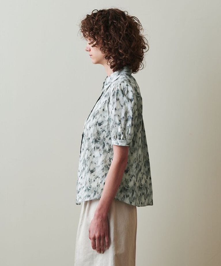 STEVEN ALAN「＜Steven Alan＞プリント パフスリーブ シャツ」|シャツ・ブラウス|
