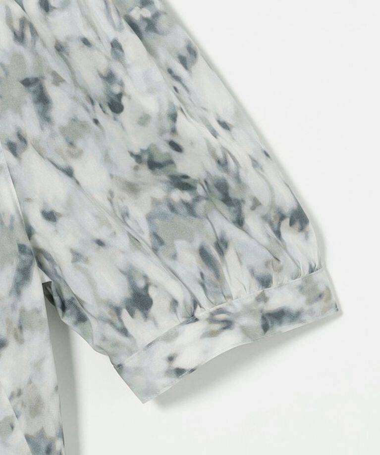 STEVEN ALAN「＜Steven Alan＞プリント パフスリーブ シャツ」|シャツ・ブラウス|