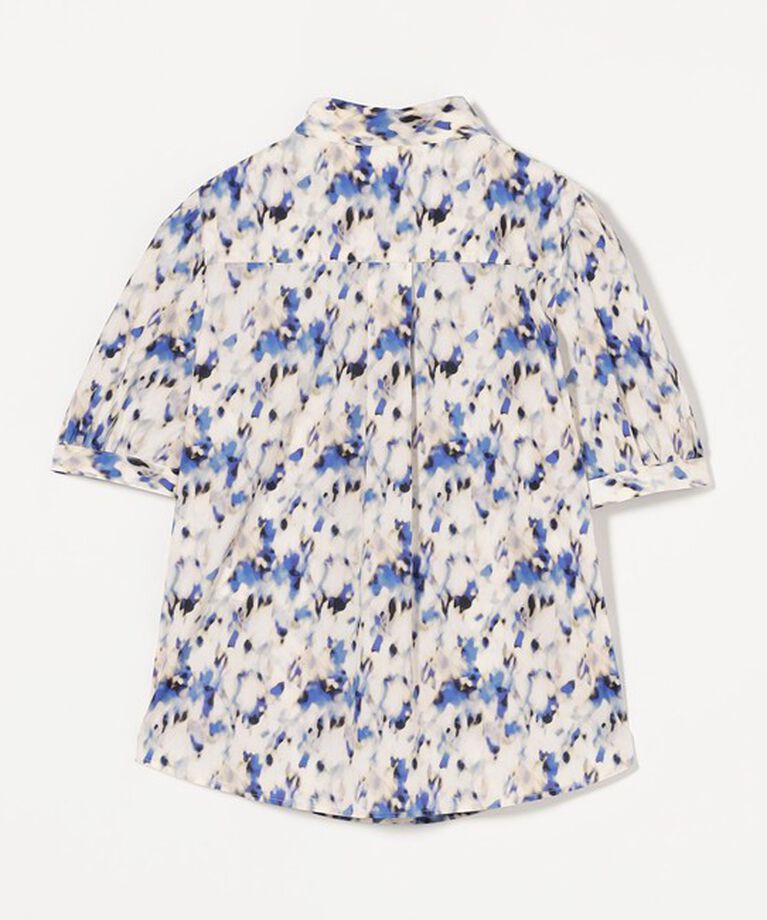 STEVEN ALAN「＜Steven Alan＞プリント パフスリーブ シャツ」|シャツ・ブラウス|