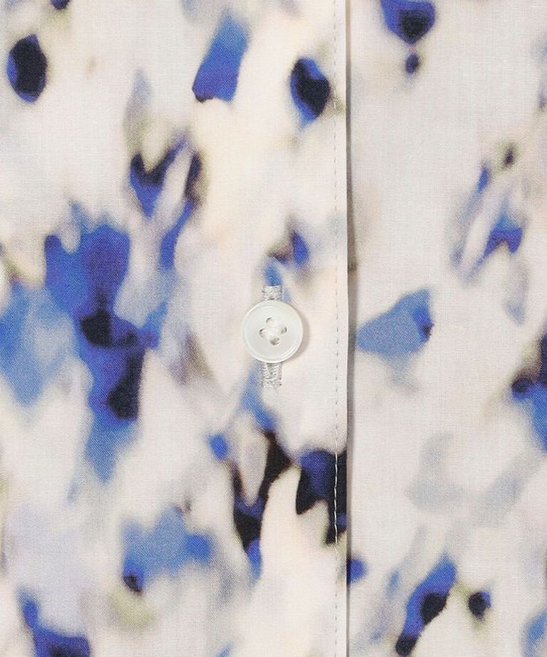 STEVEN ALAN「＜Steven Alan＞プリント パフスリーブ シャツ」|シャツ・ブラウス|
