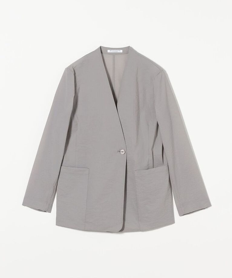 BEAUTY&YOUTH UNITED ARROWS「シアー ノーカラー ジャケット」|ノーカラージャケット|