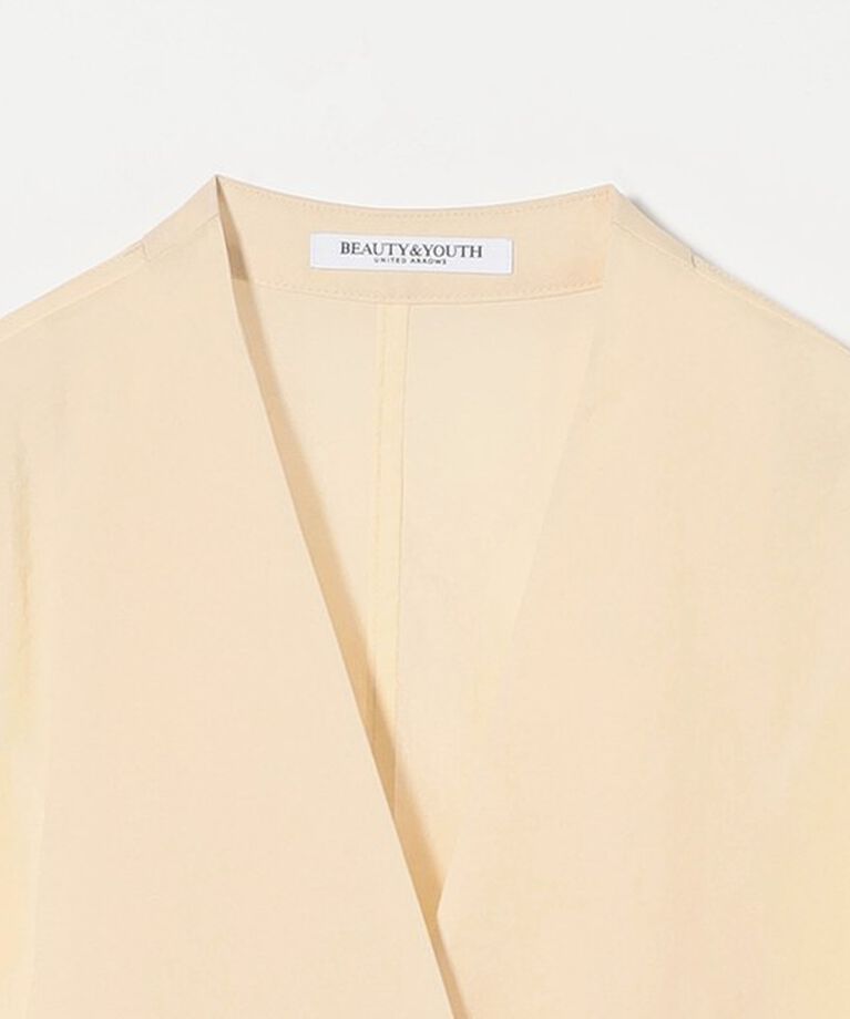 BEAUTY&YOUTH UNITED ARROWS「シアー ノーカラー ジャケット」|ノーカラージャケット|