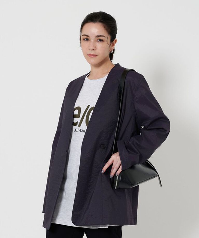 BEAUTY&YOUTH UNITED ARROWS「シアー ノーカラー ジャケット」|ノーカラージャケット|