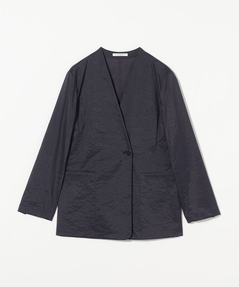 BEAUTY&YOUTH UNITED ARROWS「シアー ノーカラー ジャケット」|ノーカラージャケット|