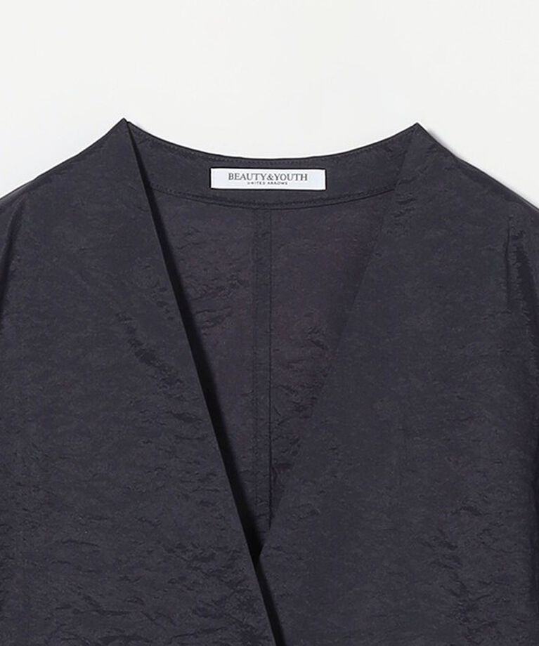 BEAUTY&YOUTH UNITED ARROWS「シアー ノーカラー ジャケット」|ノーカラージャケット|