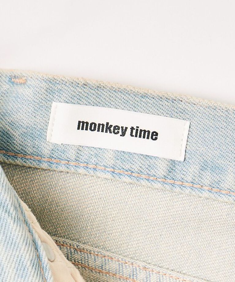 MONKEY TIME「ライトオンス デニム バギー パンツ」|チノ|