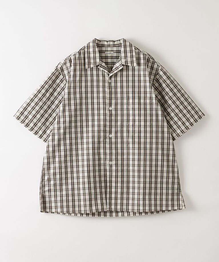 STEVEN ALAN「＜Steven Alan＞ TC ウォッシュド チェック ALINE LOOSE CASUAL BOX」|シャツ・ブラウス|