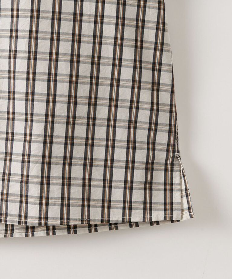 STEVEN ALAN「＜Steven Alan＞ TC ウォッシュド チェック ALINE LOOSE CASUAL BOX」|シャツ・ブラウス|
