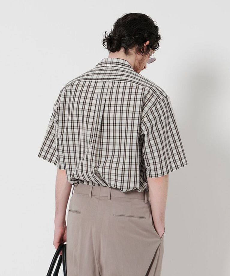 STEVEN ALAN「＜Steven Alan＞ TC ウォッシュド チェック ALINE LOOSE CASUAL BOX」|シャツ・ブラウス|