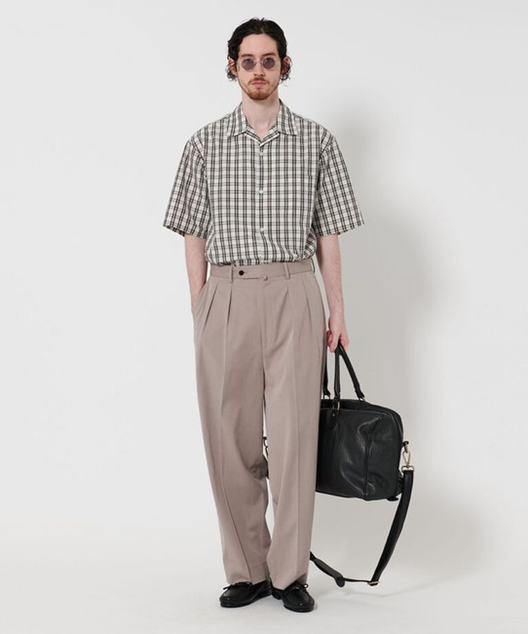 STEVEN ALAN「＜Steven Alan＞ TC ウォッシュド チェック ALINE LOOSE CASUAL BOX」|シャツ・ブラウス|