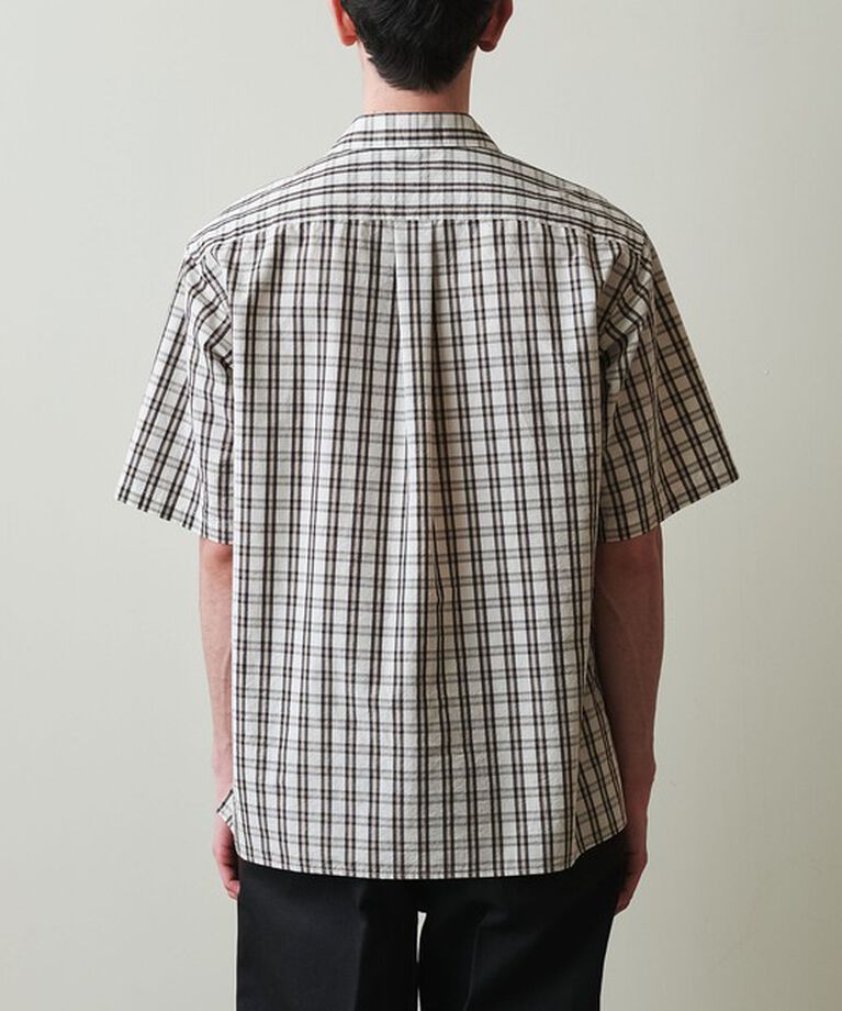 STEVEN ALAN「＜Steven Alan＞ TC ウォッシュド チェック ALINE LOOSE CASUAL BOX」|シャツ・ブラウス|
