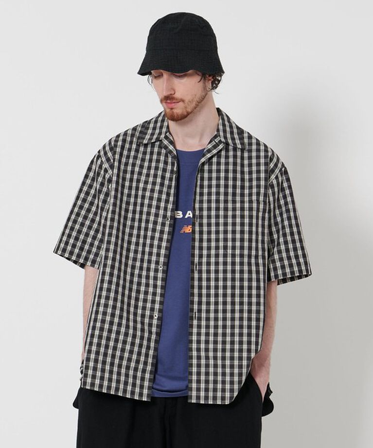 STEVEN ALAN「＜Steven Alan＞ TC ウォッシュド チェック ALINE LOOSE CASUAL BOX」|シャツ・ブラウス|
