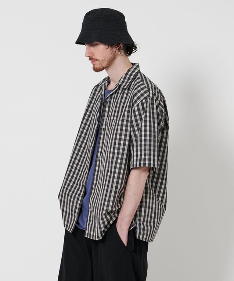 STEVEN ALAN「＜Steven Alan＞ TC ウォッシュド チェック ALINE LOOSE CASUAL BOX」|シャツ・ブラウス|