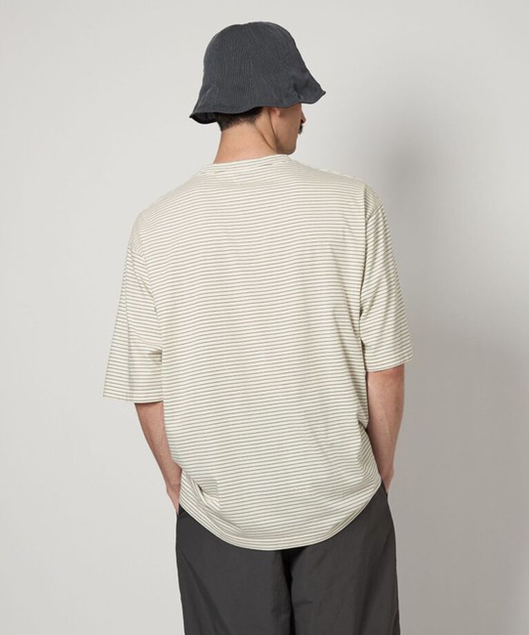 STEVEN ALAN「＜Steven Alan＞ サイロ ボーダー クルーネック Tシャツ NARROW」|Tシャツ・カットソー|