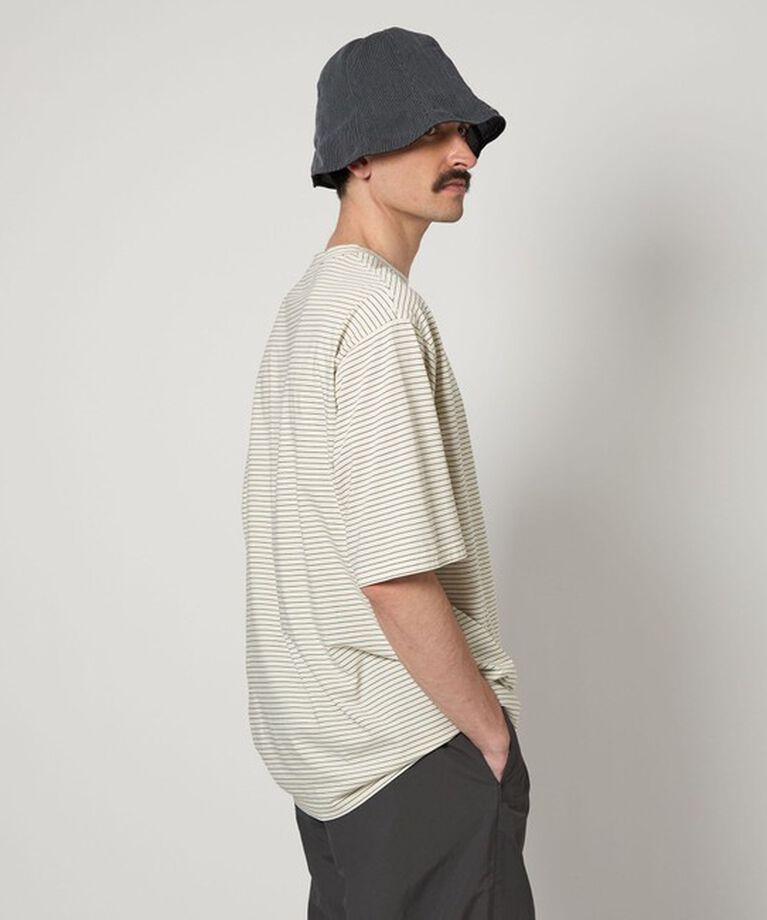STEVEN ALAN「＜Steven Alan＞ サイロ ボーダー クルーネック Tシャツ NARROW」|Tシャツ・カットソー|