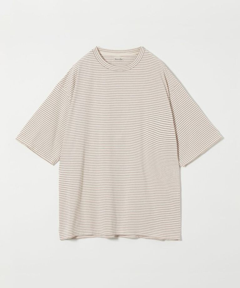 STEVEN ALAN「＜Steven Alan＞ サイロ ボーダー クルーネック Tシャツ NARROW」|Tシャツ・カットソー|