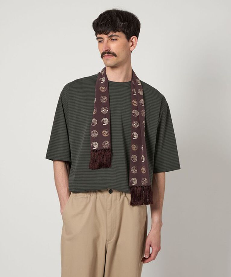 STEVEN ALAN「＜Steven Alan＞ サイロ ボーダー クルーネック Tシャツ NARROW」|Tシャツ・カットソー|
