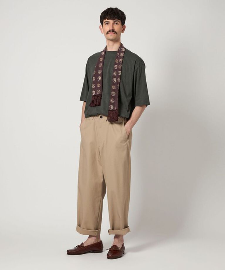 STEVEN ALAN「＜Steven Alan＞ サイロ ボーダー クルーネック Tシャツ NARROW」|Tシャツ・カットソー|