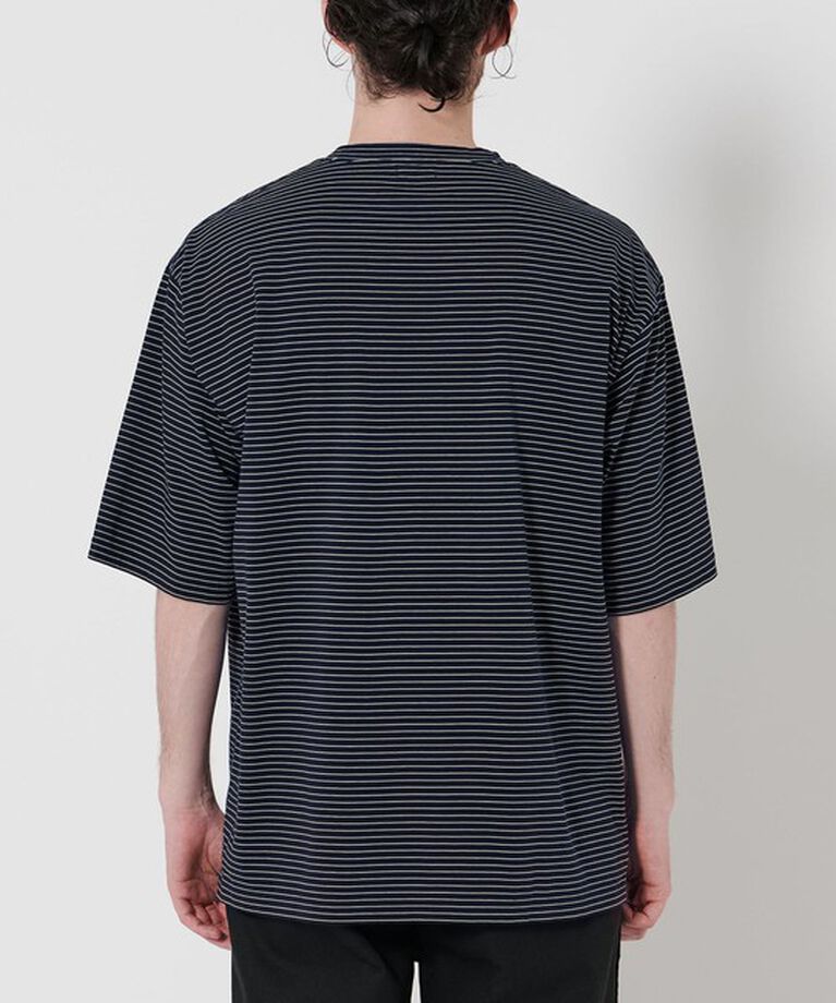 STEVEN ALAN「＜Steven Alan＞ サイロ ボーダー クルーネック Tシャツ NARROW」|Tシャツ・カットソー|