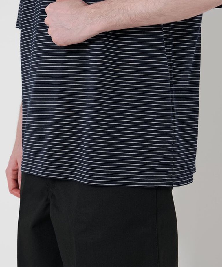 STEVEN ALAN「＜Steven Alan＞ サイロ ボーダー クルーネック Tシャツ NARROW」|Tシャツ・カットソー|