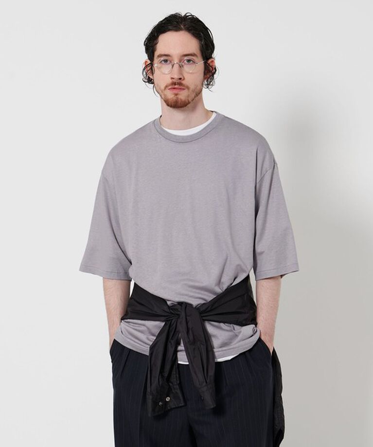 STEVEN ALAN「＜Steven Alan＞ ラミー クルーネック Tシャツ NARROW」|Tシャツ・カットソー|MD.GRAY