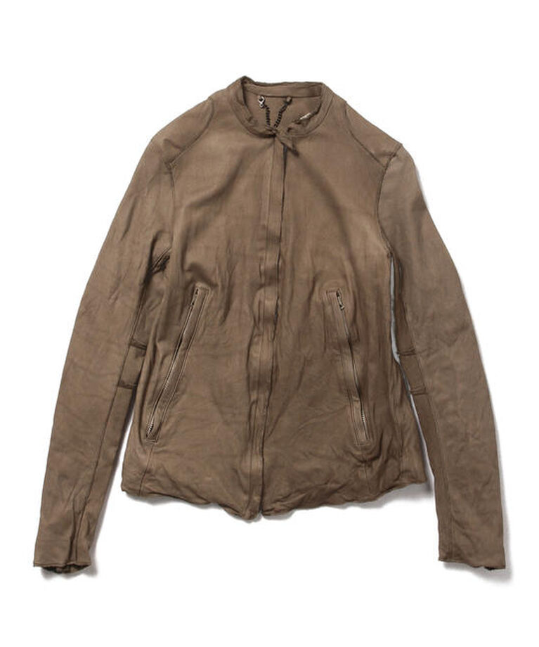 Ray BEAMS 「sisii / new シングルライダース」|ブルゾン・スタジャン|L/GRAY