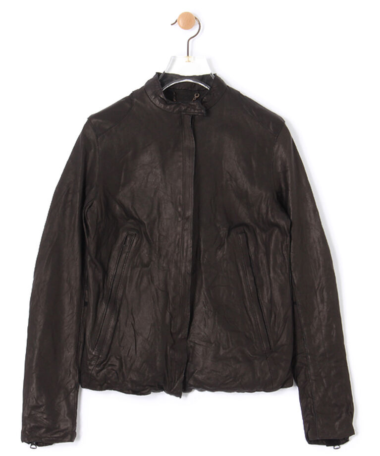 Ray BEAMS 「sisii / new シングルライダース」|ブルゾン・スタジャン|BLACK