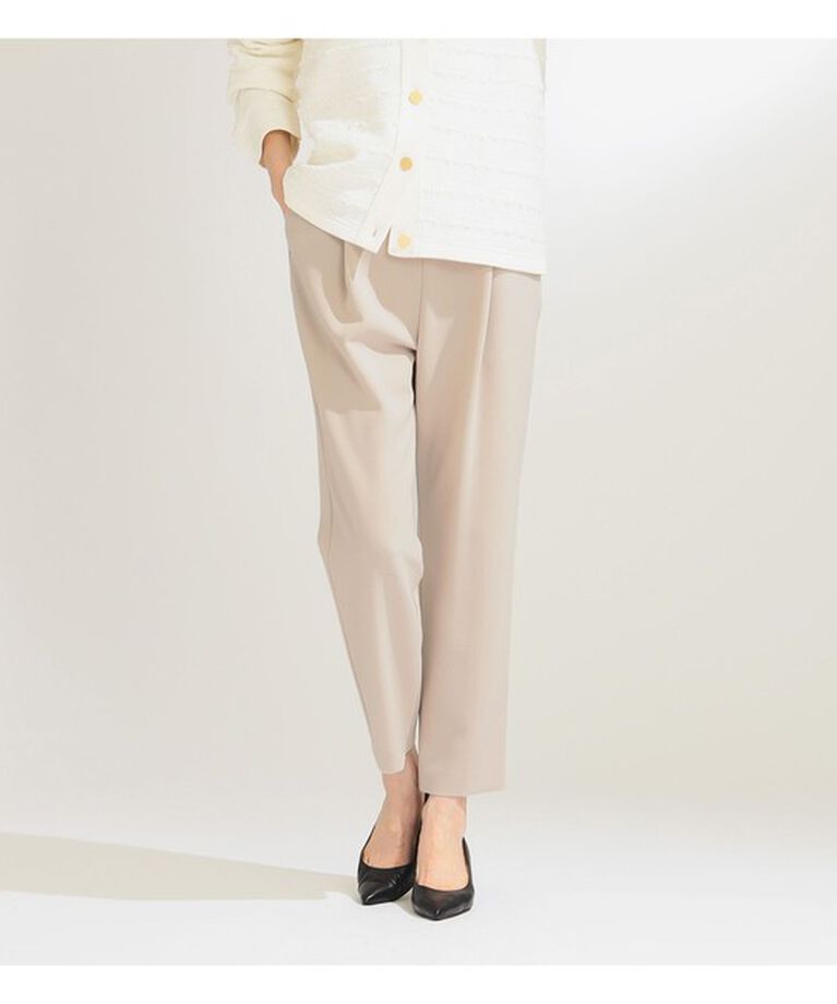 Demi-Luxe BEAMS 「トリアセ 1タック パンツ＊」|スラックス|BEIGE