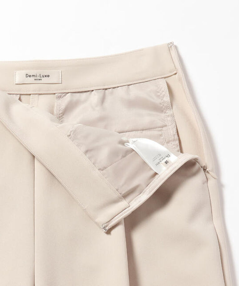 Demi-Luxe BEAMS 「トリアセ 1タック パンツ＊」|スラックス|