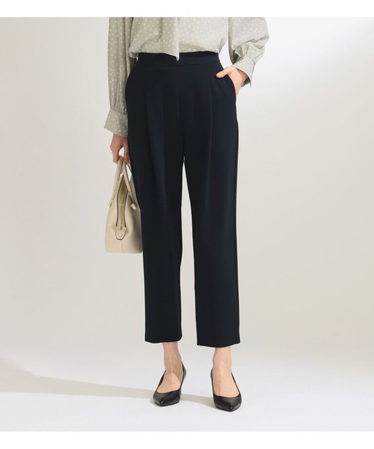 Demi-Luxe BEAMS 「トリアセ 1タック パンツ＊」|スラックス|NAVY