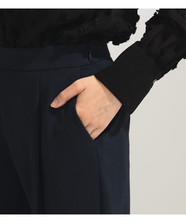 Demi-Luxe BEAMS 「トリアセ 1タック パンツ＊」|スラックス|