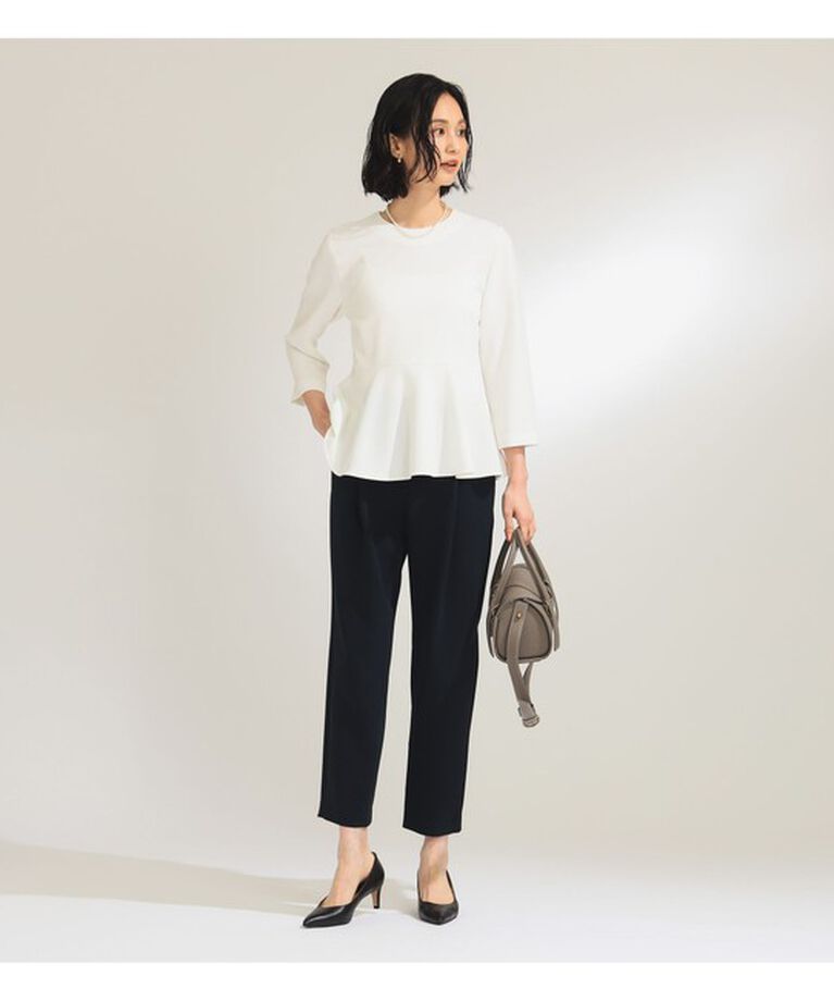 Demi-Luxe BEAMS 「トリアセ 1タック パンツ＊」|スラックス|