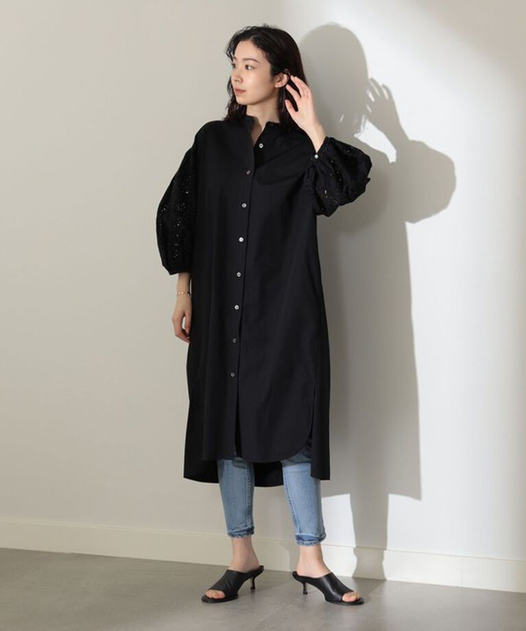 Demi-Luxe BEAMS 「【別注】TICCA / レース パフスリーブワンピース」|ワンピース|