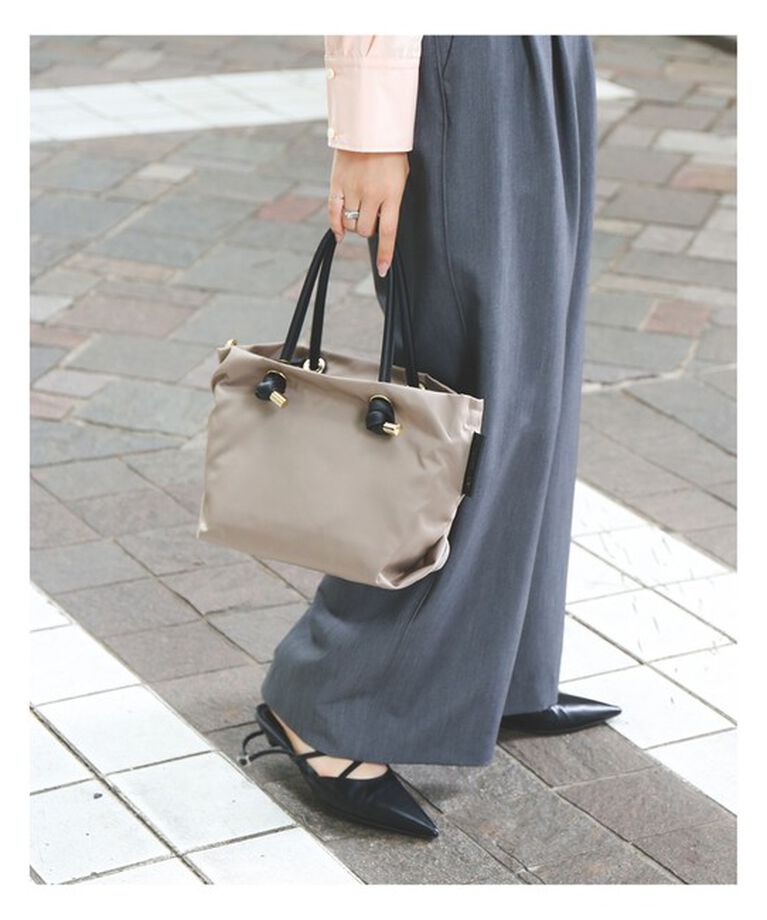 Demi-Luxe BEAMS 「VIOLAd’ORO / BIANCA ナイロン トートバッグ S」|トートバッグ|