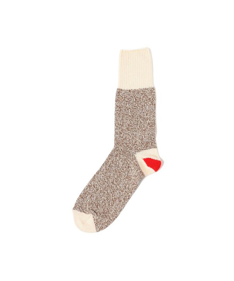 BEAMSBOY「FOXRIVER / REDHEEL SOCK」|ソックス|Brown.H
