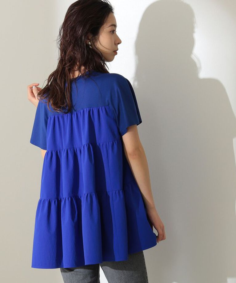Demi-Luxe BEAMS 「コンビ ティアード プルオーバー」|シャツ・ブラウス|