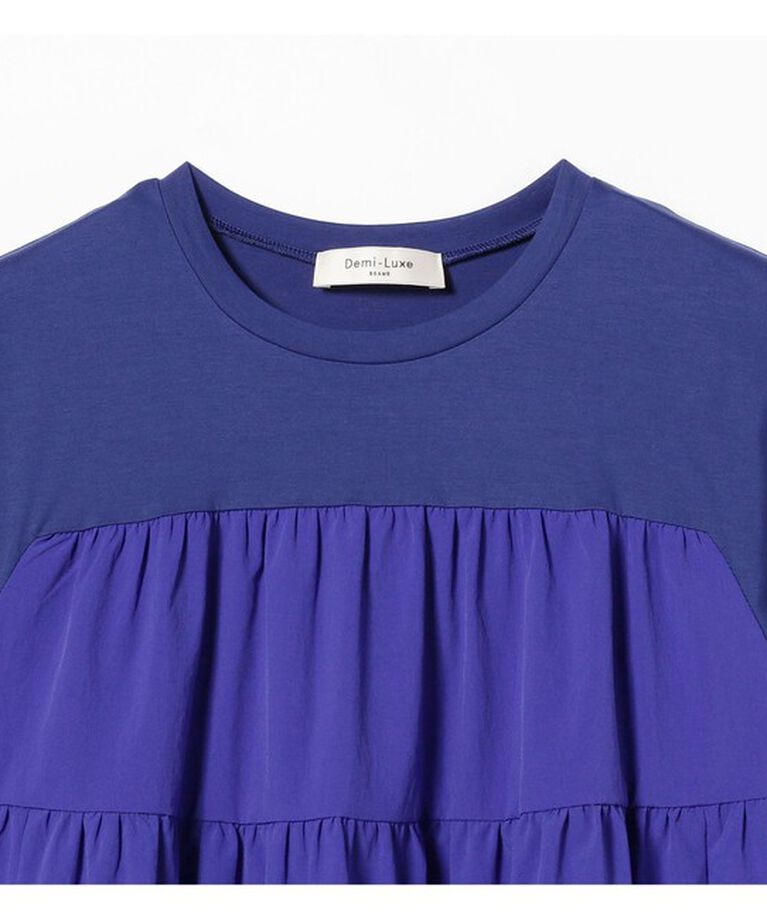 Demi-Luxe BEAMS 「コンビ ティアード プルオーバー」|シャツ・ブラウス|