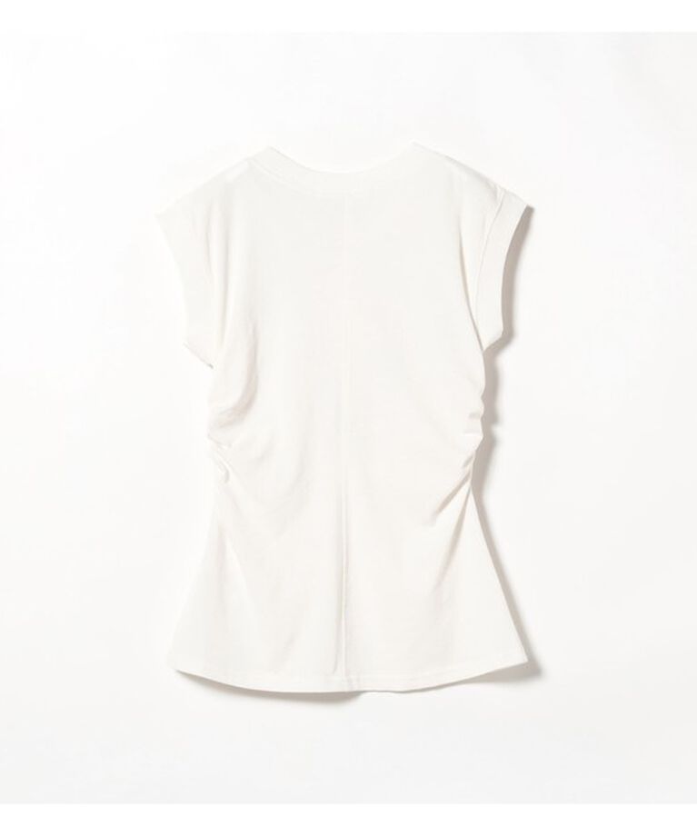 Ray BEAMS 「Ray BEAMS / ギャザー フロント ノースリーブ カットソー」|Tシャツ・カットソー|