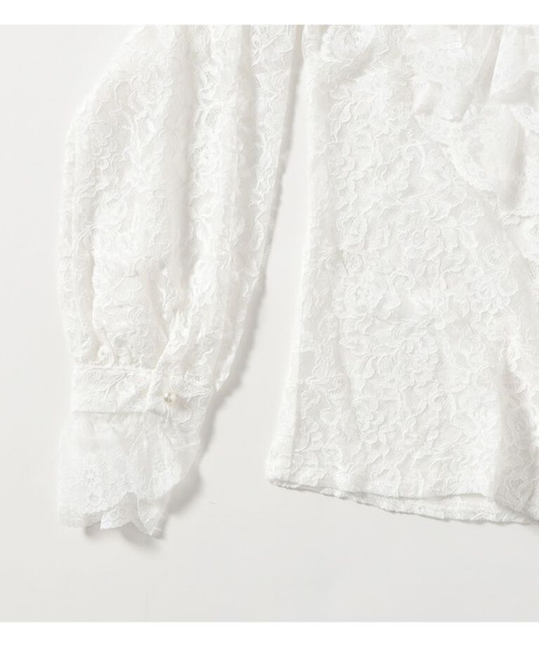 Ray BEAMS 「sister jane / Plume lace blouse」|シャツ・ブラウス|