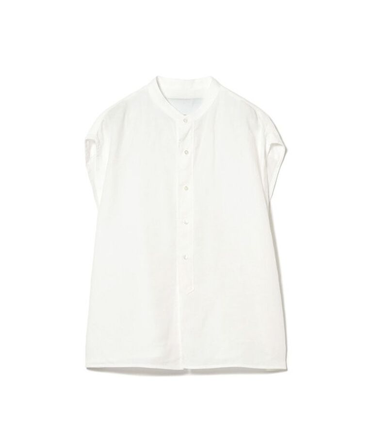 Demi-Luxe BEAMS 「TICCA / リネン フレンチスリーブ シャツ」|シャツ・ブラウス|